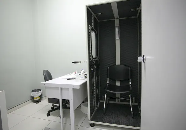 Cabine de audiometria